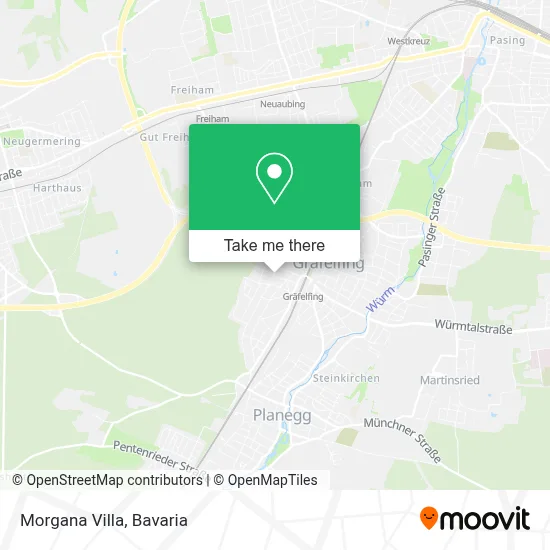 Villa Morgana map