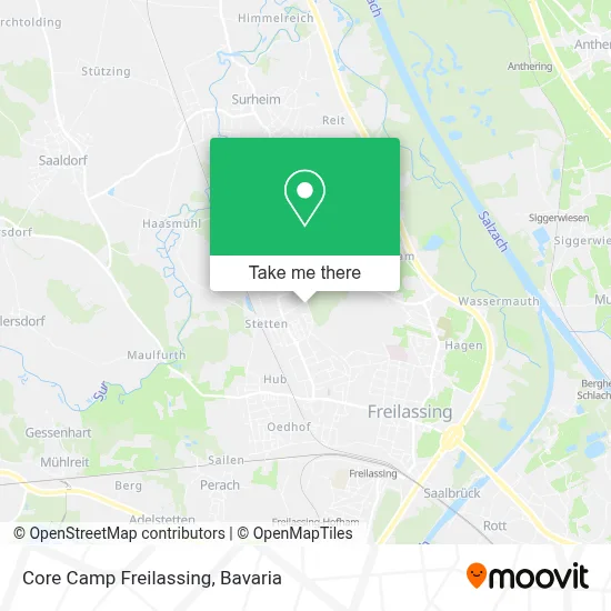 Core Camp Freilassing map
