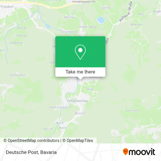 Deutsche Post map