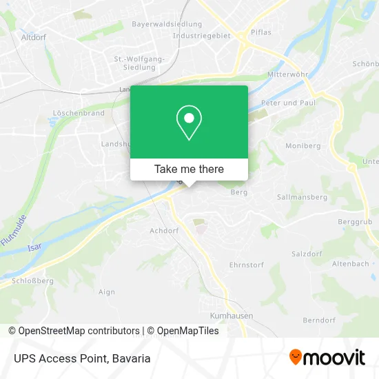 Ups Access Point map