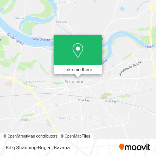 Bdkj Straubing-Bogen map