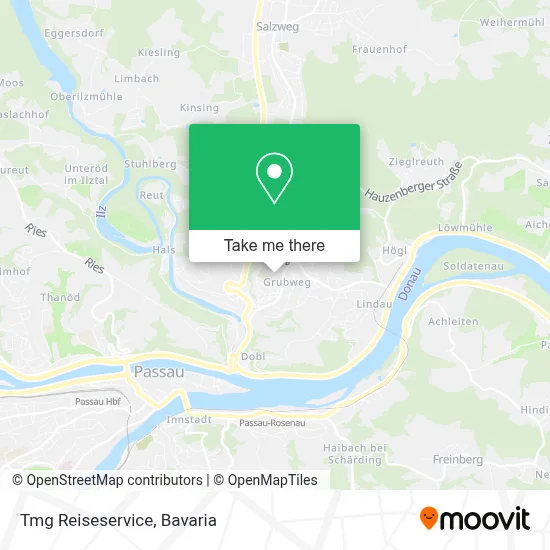Tmg Reiseservice map