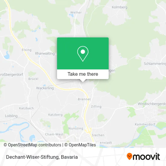 Dechant-Wiser-Stiftung map