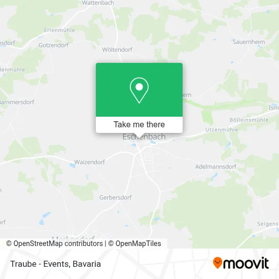 Traube - Events map