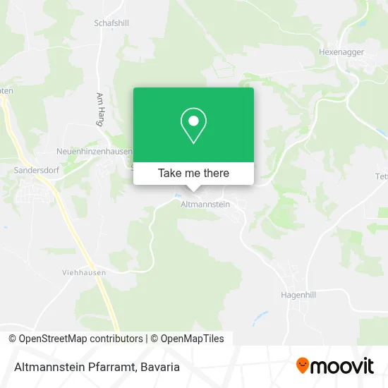 Altmannstein Pfarramt map