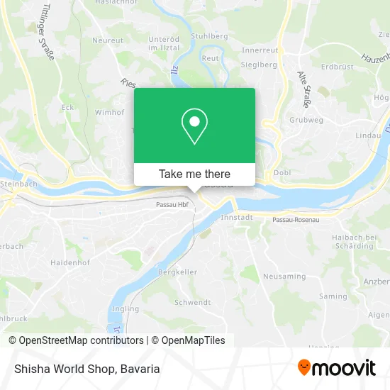 Shisha World Shop map