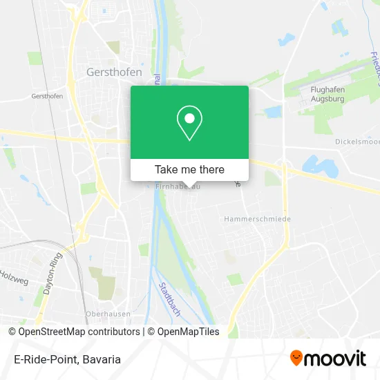 E-Ride-Point map