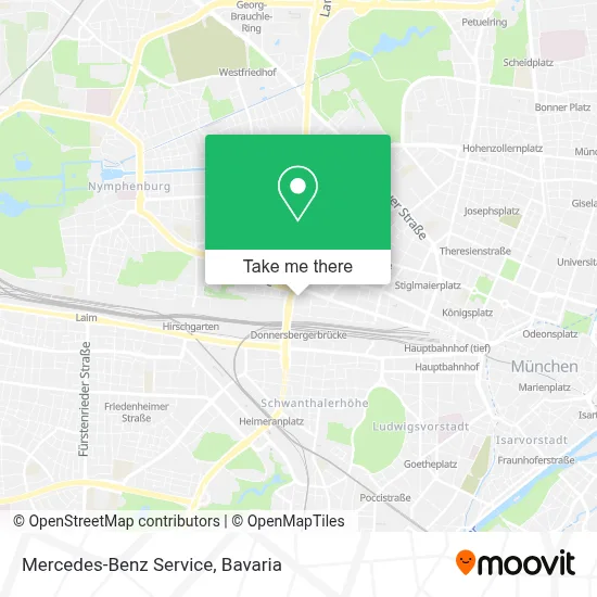 Mercedes-Benz Service map