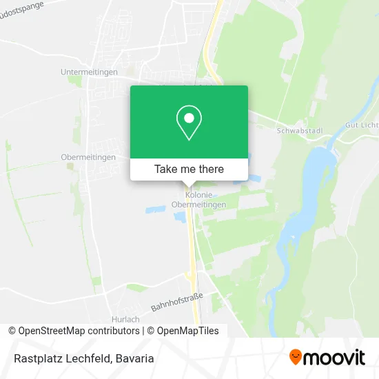 Rastplatz Lechfeld map