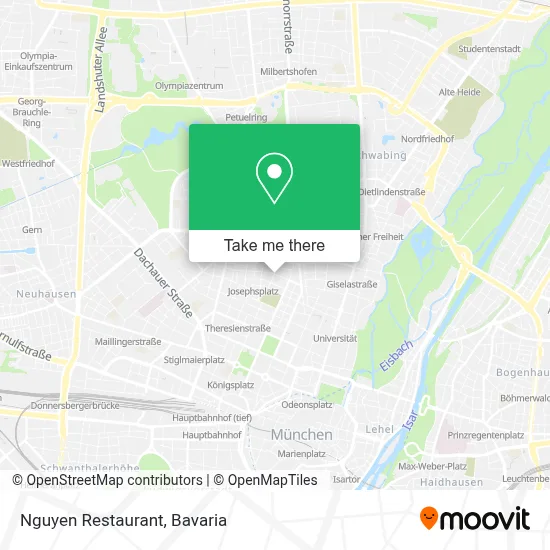 Nguyen Restaurant map