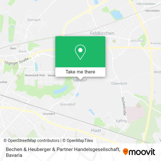 Bechen & Heuberger & Partner Handelsgesellschaft map