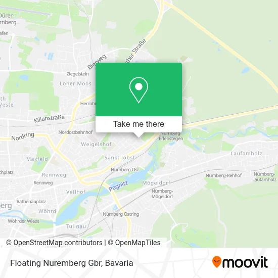 Floating Nuremberg Gbr map