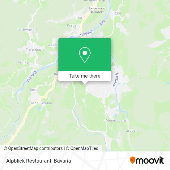 Alpblick Restaurant map
