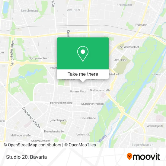 Studio 20 map