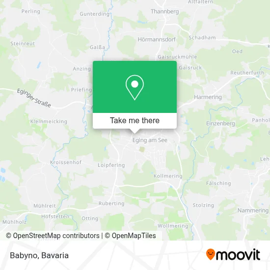 Babyno map