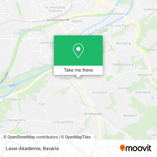 Laser-Akademie map