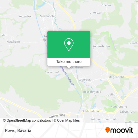 Rewe map