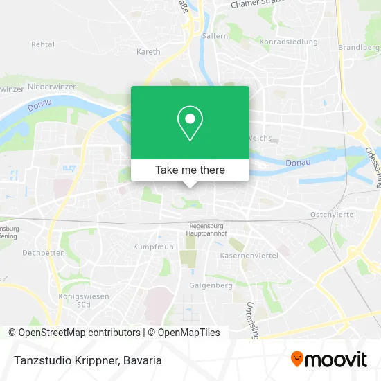 Tanzstudio Krippner map