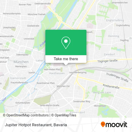 Jupiter Hotpot Restaurant map
