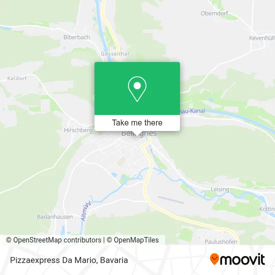 Pizzaexpress Da Mario map