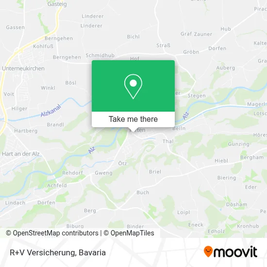 R+V Versicherung map