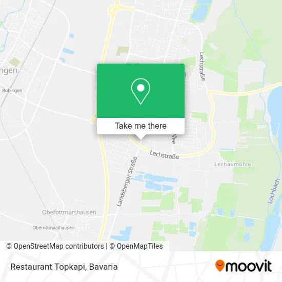 Restaurant Topkapi map