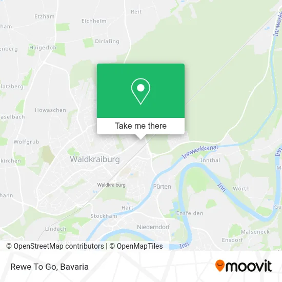 Rewe To Go map