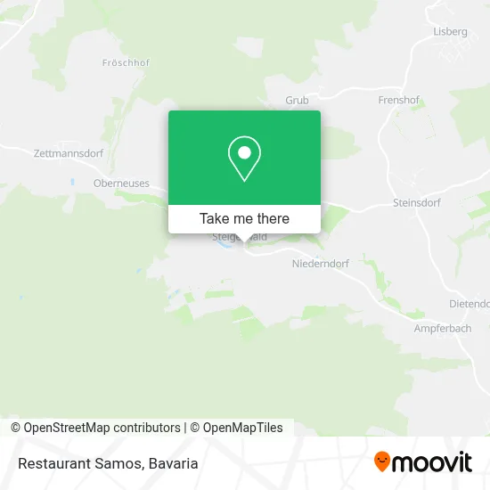 Restaurant Samos map