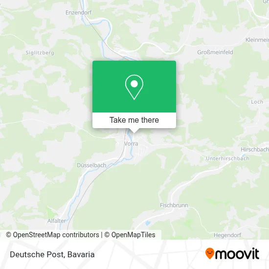 Deutsche Post map