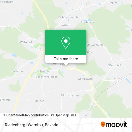 Riedenberg (Wörnitz) map