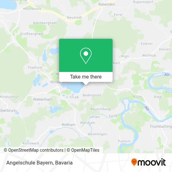 Angelschule Bayern map
