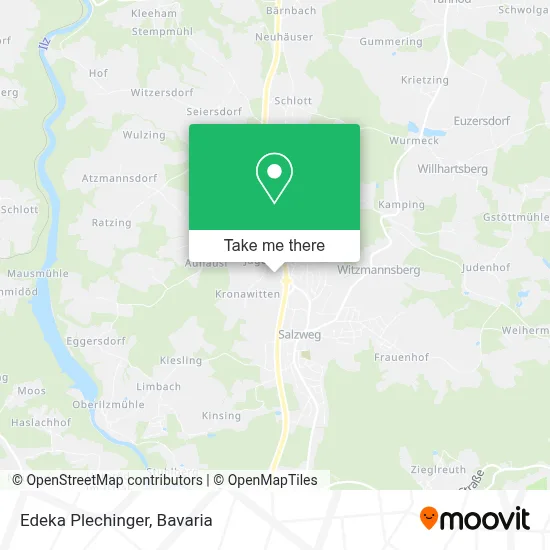 Edeka Plechinger map