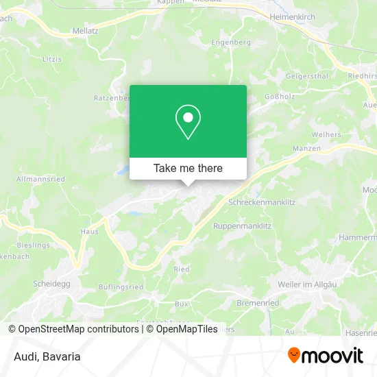 Audi map