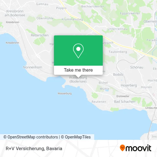 R+V Versicherung map