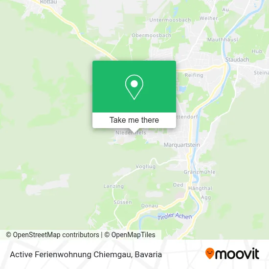 Active Ferienwohnung Chiemgau map
