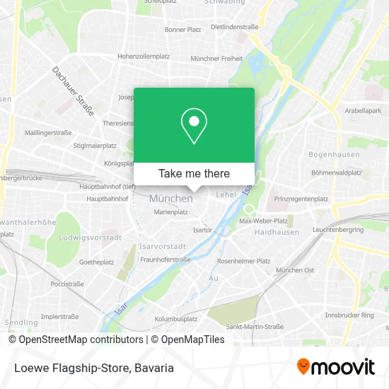 Loewe Flagship-Store map