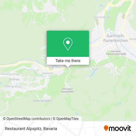 Restaurant Alpspitz map