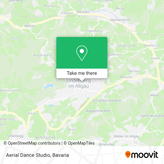 Aerial Dance Studio map