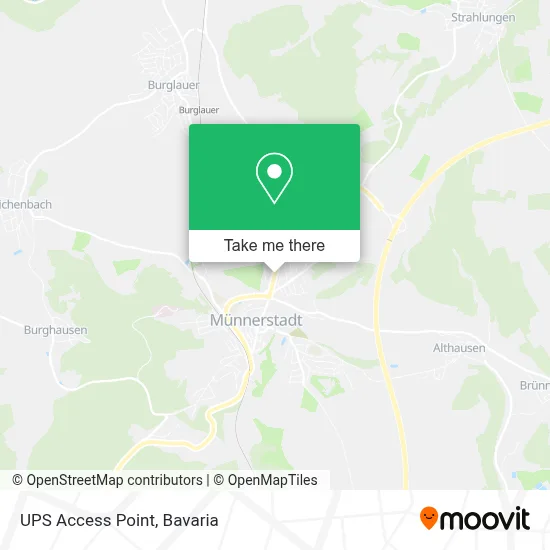 Ups Access Point map