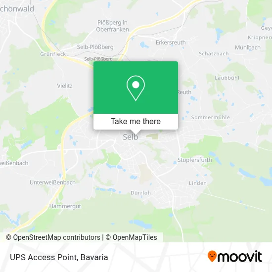 Ups Access Point map
