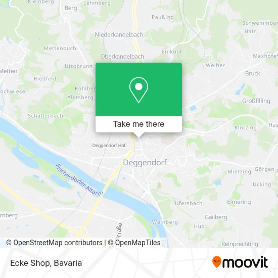 Ecke Shop map