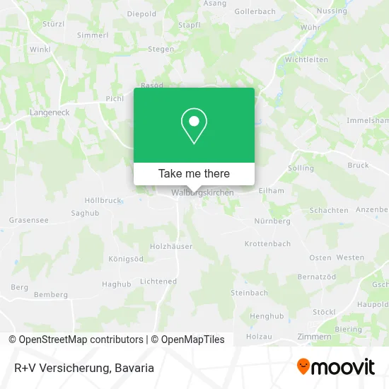 R+V Versicherung map