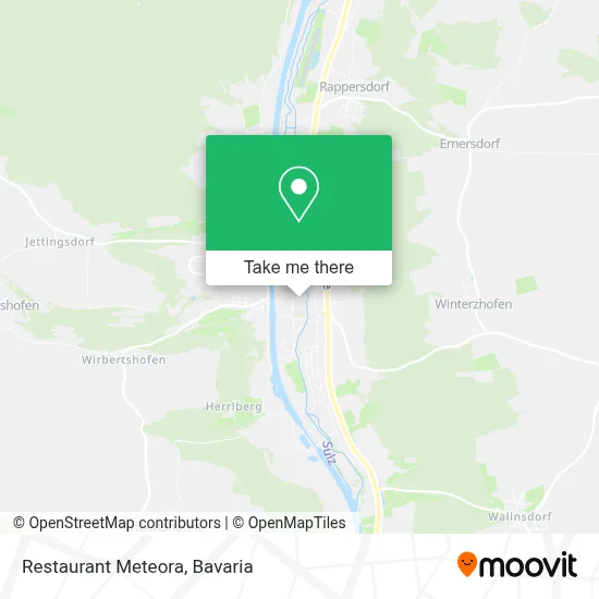Restaurant Meteora map
