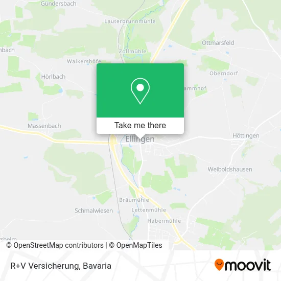 R+V Versicherung map