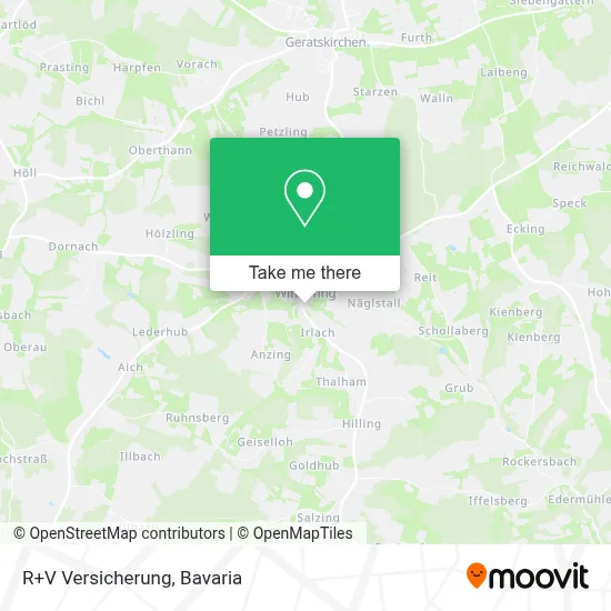 R+V Versicherung map