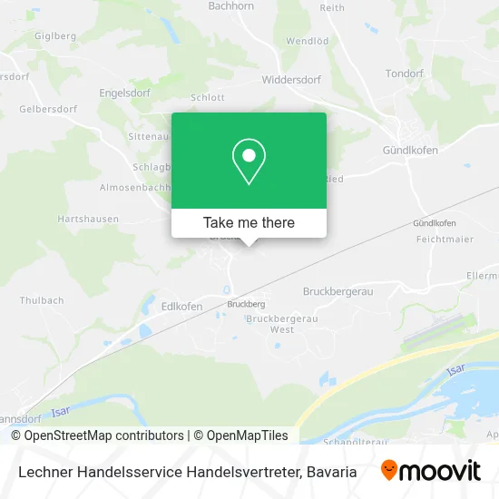 Lechner Handelsservice Handelsvertreter map