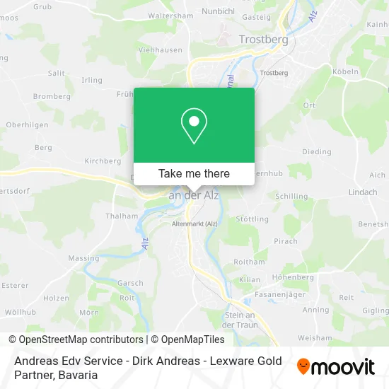 Andreas Edv Service - Dirk Andreas - Lexware Gold Partner map