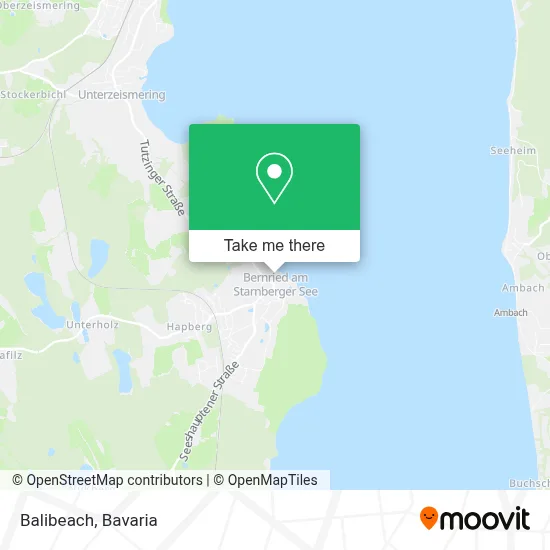 Balibeach map