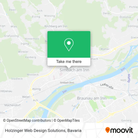 Holzinger Web Design Solutions map