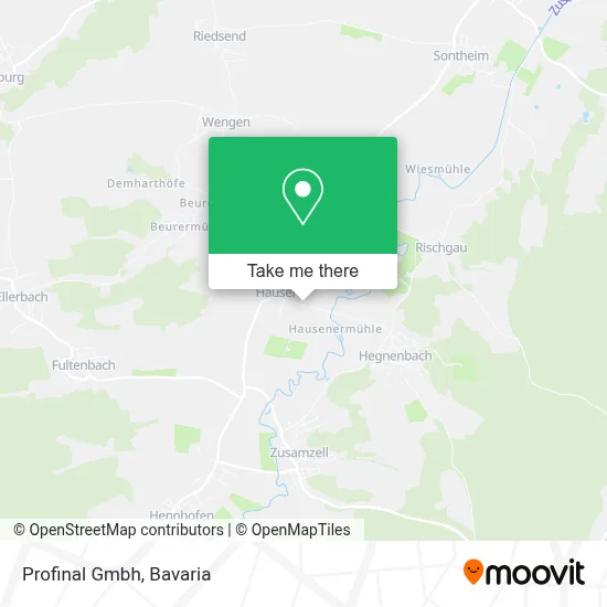 Profinal Gmbh map